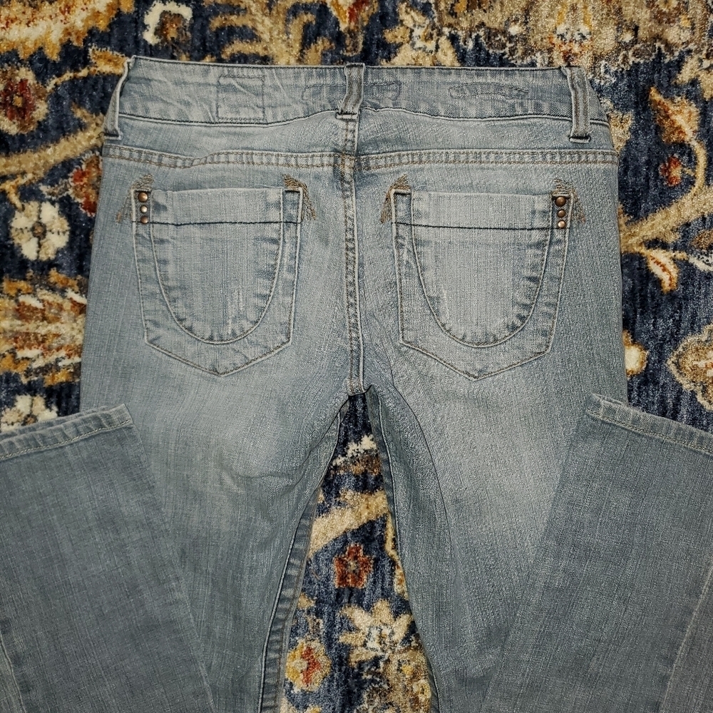 Freestyle Boot Cut Whisker Wash Jeans - Picture 5 of 11